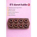 MİMOZA PARK 6'lı Silikon Donut Kalıbı Kek Kalıbı Ve Kurabiye Kalıp Seti Çok Amaçlı Pişirme Kalıbı