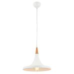 Mimoza Sarkıt E27 12w 32cm Metal Beyaz Avonni-av-4100-a6-bby Boyalı