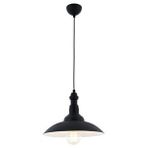 Mimoza Sarkıt E27 12w 35cm Metal Siyah Avonni-av-4100-m5-bsy Boyalı