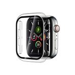 mimtec Apple Watch 1 2 4 5 6 7 8 9 10 Se Serisi 40 Mm Uyumlu 360 Tam Koruma Şeffaf Silikon Kılıf