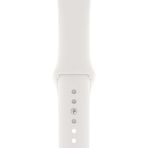 Mimtec Apple Watch 3 4 5 6 7 8 Se 38 40 41MM Kordon Kayış Bileklik Klasik Kaliteli Silikon - Beyaz