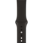 Mimtec Apple Watch 3 4 5 6 7 8 Se 38 40 41MM Kordon Kayış Bileklik Klasik Kaliteli Silikon - Siyah