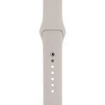 Mimtec Apple Watch 3 4 5 6 7 8 Se 42 44 45MM Kordon Kayış Bileklik Klasik Kaliteli Silikon - Fog Gray