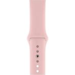 Mimtec Apple Watch 3 4 5 6 7 8 Se 42 44 45MM Kordon Kayış Bileklik Klasik Kaliteli Silikon - Toz Pembe