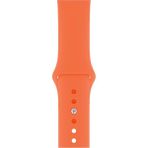 Mimtec Apple Watch 3 4 5 6 7 8 Se 42 44 45MM Kordon Kayış Bileklik Klasik Kaliteli Silikon - Turuncu