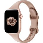 Mimtec Apple Watch Uyumlu 42MM 44MM 45MM 49MM 1/2/3/4/5/6/se/7/8/9 Ultra 2 Spor Kordon - Sütlü Çay