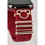 Mimtec Apple Watch Uyumlu Rose Renk Charm Kordon Aksesuarı - Rose Gold