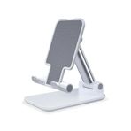 mimtec Masa Üstü Tablet Ve Telefon Tutucu Stand 2 Kademeli Uzunluk Ayarlı Silikon Pedli Telefonu Tutucusu