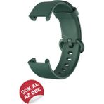 Mimtec Xiaomi Mi Watch Lite Kordon Akıllı Saat Bileklik Kordonu Silikon Kayış Kordon - Asker Yeşili