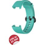 Mimtec Xiaomi Mi Watch Lite Kordon Akıllı Saat Bileklik Kordonu Silikon Kayış Kordon - Su Yeşili