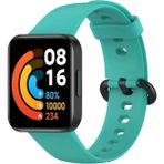 Mimtec Xiaomi Redmi Watch 2 Lite Uyumlu Kordon Akıllı Saat Bileklik Kordonu Silikon Kayış - Su Yeşili
