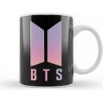 Min Suga Bts Logo Coloured Kupa Bardak Porselen - 1 Adet - 330 ml - Beyaz