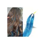 Mina Peruk Hair Tinsel Saç Simi - Ht02 / Açık Mavi