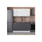 Minar 160-A2 Beyaz Antrasit 160 cm Mutfak Dolabı