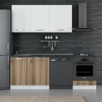Minar 220-D13 Beyaz Dore 220 cm Mutfak Dolabı