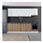 Minar 275-D5 Asya Beyaz Dore 275 cm Mutfak Dolabı