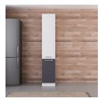 Minar D40 A1 Beyaz Antrasit 40 cm Mutfak Boy Dolabı