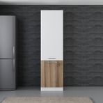 Minar D60 D1 Beyaz Dore 60 cm Mutfak Boy Dolabı