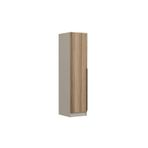 Minar Kale 1 Kapaklı Dolap Plus 210Cm - Kumtaşı/Dore - Askılıklı