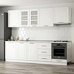 Minar Mobilya 270 CM Mebran C Beyaz 270-MCB1 Mutfak Dolabı