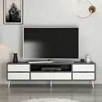Minar Mobilya Elina Ayaklı Tv Ünitesi Antr-beyaz Çok Renkli