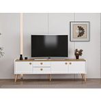 Minar Mobilya Mitra Tv Unıtesı-beyaz-artisan Çok Renkli