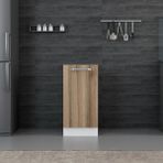Minar Mutfak Alt Modül 1K1R 40 cm Dolap Beyaz D1