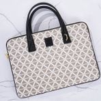 Minbag Marın 13 Inch Laptop Çantası Bej Renkli Polyester Malzeme ile Hafif ve Şık
