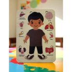 Mind of Toys Ahşap Insan Anatomisi Puzzle, Erkek Çocuk, Katmanlı Yapboz, Montessori Vücut Farkındalığı Materyali