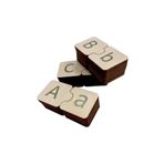Mind of Toys Türkçe Alfabe Eşleme, Yeşil, 29 Harf, Ahşap Alfabe Puzzle, Montessori Büyük Küçük Harf Bulmaca Oyunu