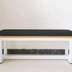 minder Dış Mekan Tezgah Minderi 70x35 cm Siyah Kalın Koltuk Pedi 2/3 Kişilik Veranda Yemek Bahçe Tezgahı Su Geçirmez ve Rahat İç Mekan Mutfak Ev Kullanımı Dayanıklı ve Şık