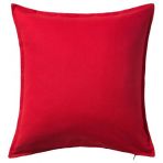 Minder Kırlent Kılıfı Ikea 50x50 Cm Kırmızı Rengi Fermuarlı Yastık Kılıfı