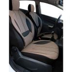 Minderland Axiom Comfort Serisi - Suzuki Sx4 S-Cross ile Uyumlu Koltuk Kılıfı, Keten-Deri / Haki - Kamuflaj
