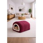 MİNDERX Kapalı Kedi Yatağı - Bordo