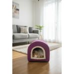 MİNDERX Kapalı Kedi Yatağı - Mor