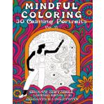 Mindful Coloring Vol. 2: 30 Calming Portraits with Groovy Backgrounds: Dive deeper into your creative cosmos with this Zentangle-inspired coloring ... A Groovy Zentangle Coloring Series)