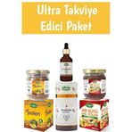 Mindivan Ultra Takviye Edici Paket Propolis Sıvı - Arı Sütü - Propolis Arı Sütü Bal Polen