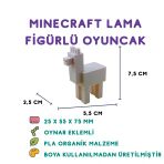 Minecraf Lama Figür - Minyatür Oyuncak