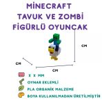 Minecraf Tavuk Zombi -Minyatür Oyuncak