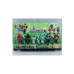 Mınecraft 12 Parça Spiderman Kaptan Amerika Paw Patrol 12 Parça Oyuncak