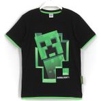 Minecraft 3D Creeper Baskılı Erkek Çocuk T-Shirt 5 - 13 Yaş Siyah Türkiye Üretimi - 5 - 6 Yaş