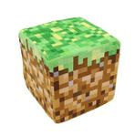 Minecraft Çim Blok Küp Yastık Minder Peluş Oyuncak 10CM