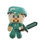 Minecraft Elmas Steve Peluş Karakter Premium Sevimli Oyuncak 17 C