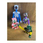 Minecraft Figürleri Oyuncak Minecraft Kolları Ayakları Uzayan Figürler Işıklı
