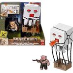 Minecraft Filmden Ilham Alan Aksiyon Figürü Seti, Işıklar, Sesler Ateş Topu Fırlatma Özelliğiyle Balon Figürü, Fırlatıcı Disk, Piglin Sav