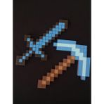 Minecraft Kazma ve Kılıç 2'li Set