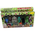 Minecraft Oktoys Minecraft Oyuncak Enderman 7 Karakter ve Aksesuarlı Set - Renkli