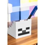 Minecraft Skeleton Kuru Kafa Iskelet Kalemlik 8 cm Kalem Kutusu Dekoratif Obje - beyaz