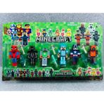 Minecraft Spiderman Kaptan Amerika Paw Patrol 12'li Oyuncak