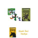 Minecraft Steve’İn Tayga Macerası 21583 + Dünyanın Merkezine Yolculuk + Siyah İnci Hediye